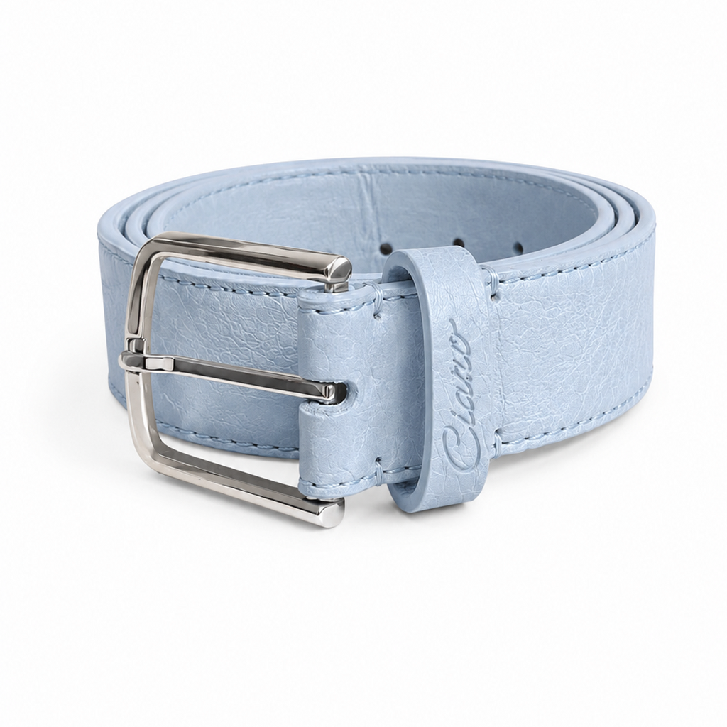 BLUE LEATHER BELT