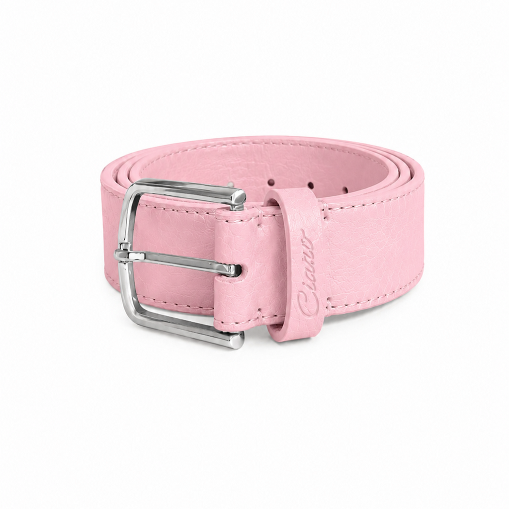 PINK LEATHER BELT
