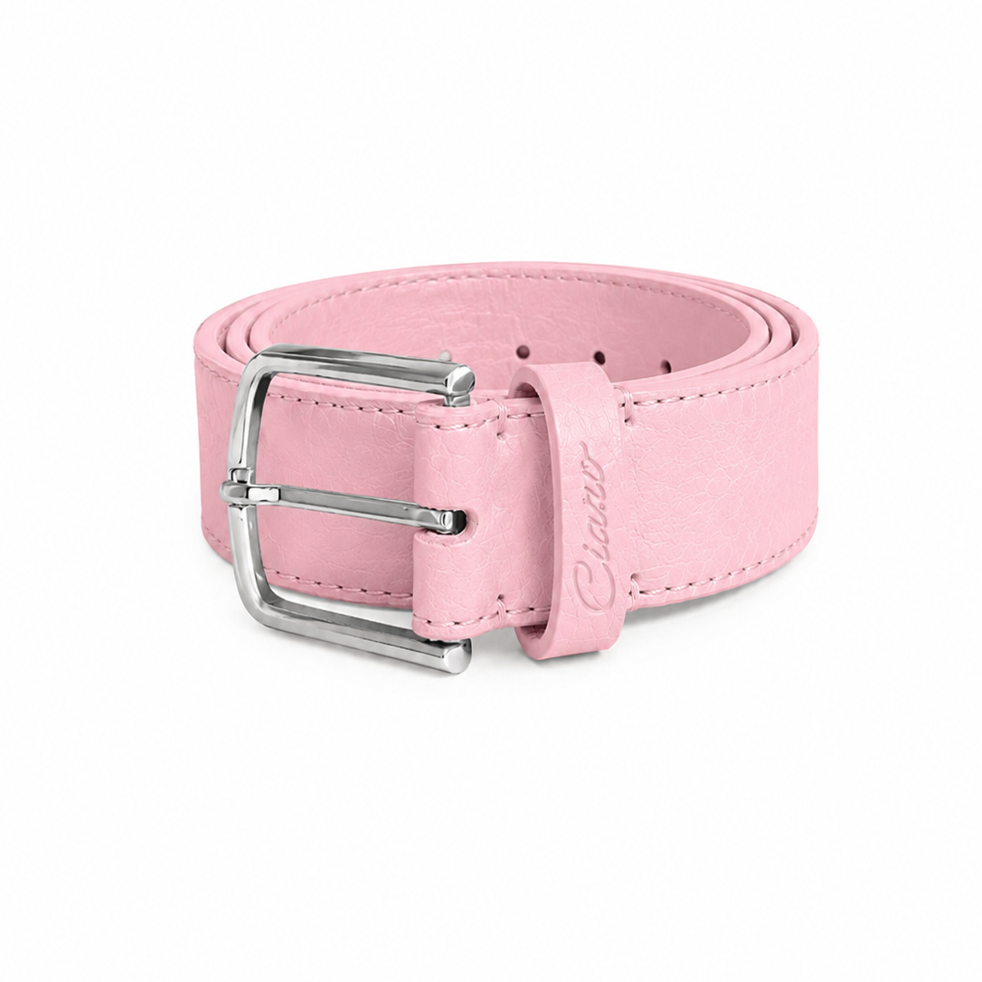 PINK LEATHER BELT