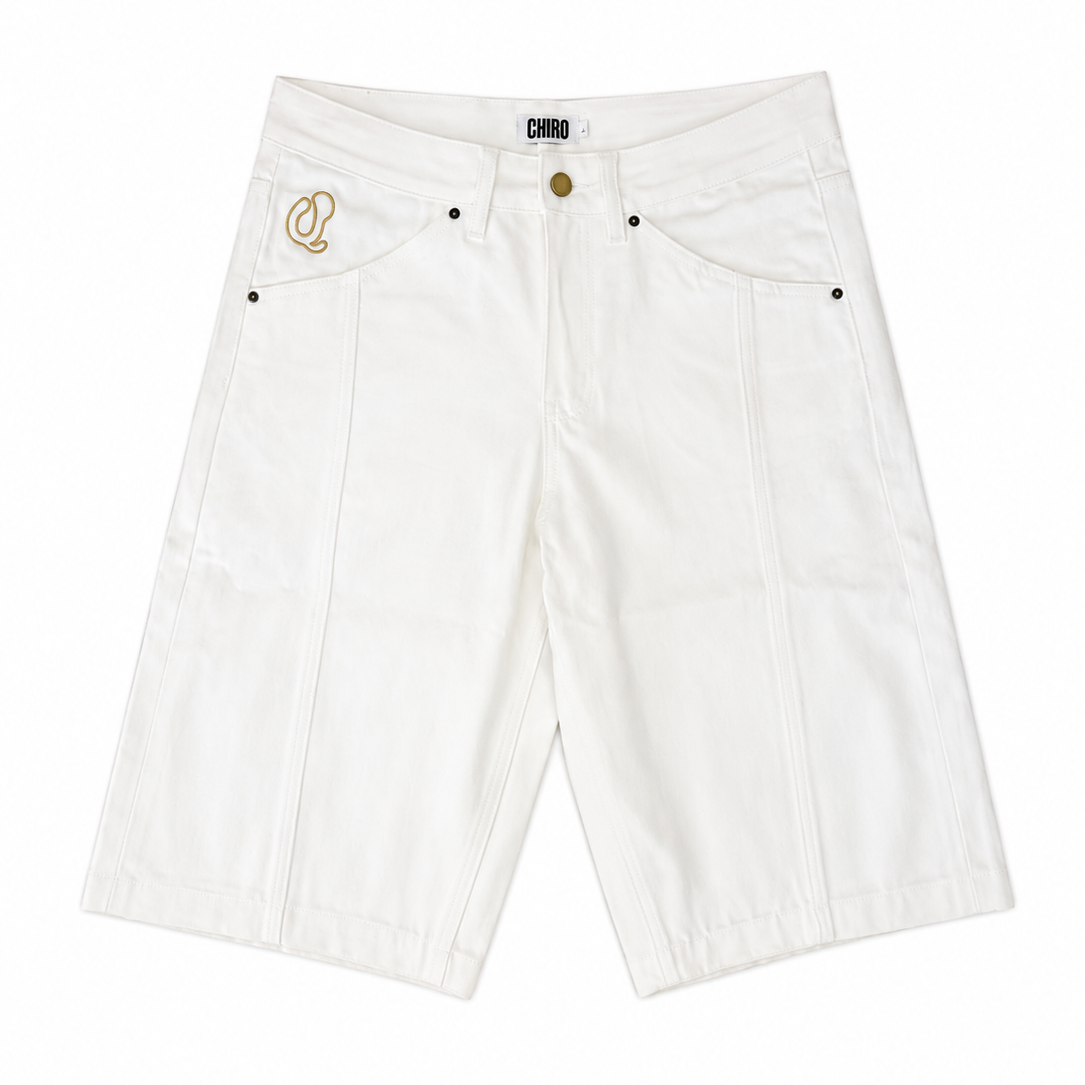 RAW SELVEDGE DENIM SHORTS