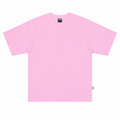 PINK EMBROIDERED LOGO T-SHIRT