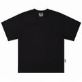 BLACK EMBROIDERED LOGO T-SHIRT