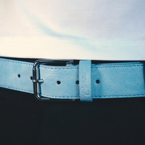 BLUE LEATHER BELT